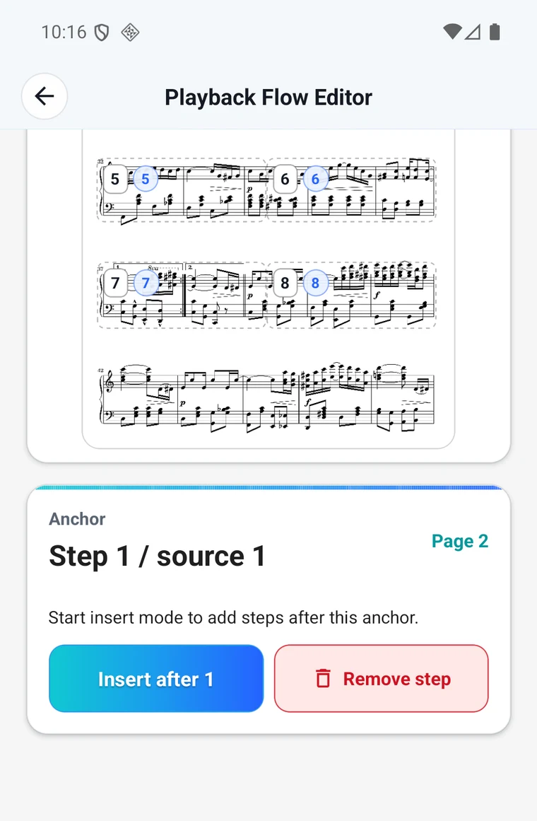 Practice flow from a static PDF